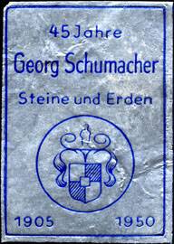 45 Jahre Georg Schumacher Steine und Erden