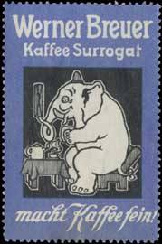 Werner Breuer Kaffee Surrogat (Elefant)