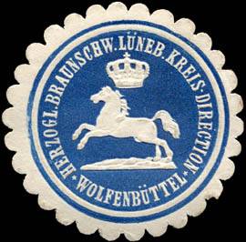 Herzoglich Braunschweig Lüneburger Kreis - Direction - Wolfenbüttel