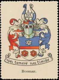 Boesner Wappen
