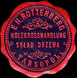 E. H. Rottenberg Holzgrosshandlung Sklad Drzewa - Tarnopol