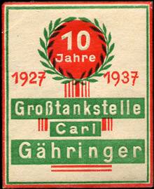 10 Jahre Großtankstelle Carl Gähringer