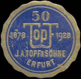 50 Jahre J.A. Topf & Söhne