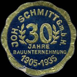 30 Jahre Bauunternehmung Johann Schmitt GmbH