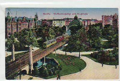 Berlin Schöneberg Hochbahn Nollendorfplatz 1915