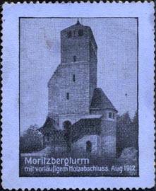Moritzbergturm mit vorläufigem Holzabschluss