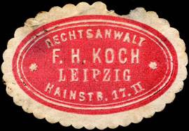 Rechtsanwalt F. H. Koch - Leipzig