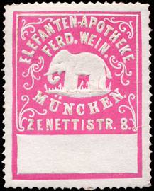 Elefanten Apotheke Ferd. Wein - München