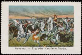 Schlacht von Waterloo - Englische Kavallerie-Attacke
