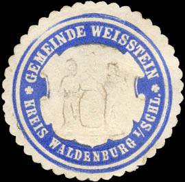 Gemeinde Weisstein - Kreis Waldenburg in Schlesien