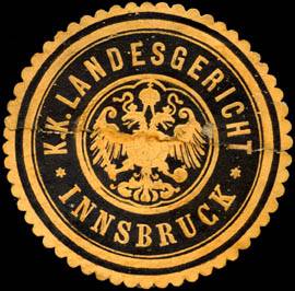 Kaiserlich Königliches Landesgericht - Innsbruck