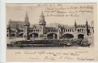 Berlin Friedrichshain Oberbaumbrücke 1903