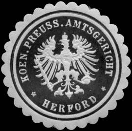 Koeniglich Preussische Amtsgericht - Herford