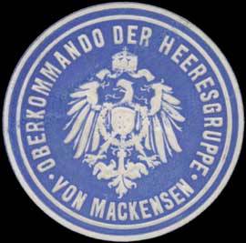 Oberkommando der Heeresgruppe von Mackensen