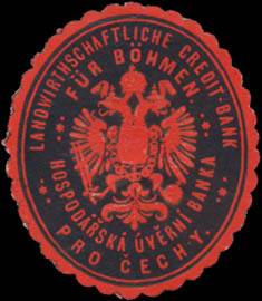 Landwirthschaftliche Credit-Bank für Böhmen
