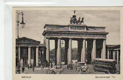 Berlin Mitte Brandenburger Tor ca 1920