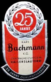25 Jahre Karl Bachmann KG Zentralheizungen - Kaiserslautern