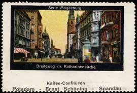 Breiteweg mit Katharinenkirche