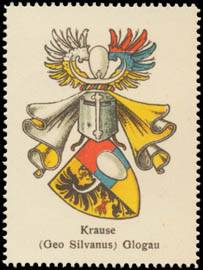 Krause (Geo Silvanus) Glogau Wappen