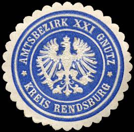 Amtsbezirk XXI Gnutz - Kreis Rendsburg