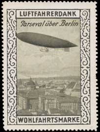 Zeppelin Parseval über Berlin