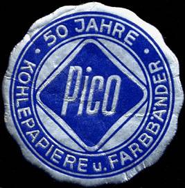 50 Jahre Pico Kohlepapiere und Farbbänder