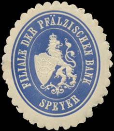 Filiale der Pfälzischen Bank Speyer