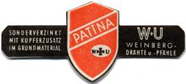 Patina - W + U Weinberg - Drähte und Pfähle