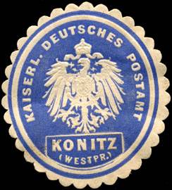 Kaiserlich Deutsches Postamt - Konitz
