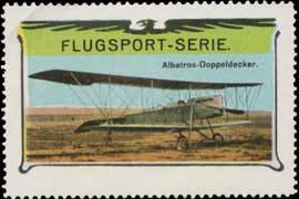 Albatros-Doppeldecker Flugzeug