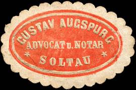 Custav Augspurg Advocat und Notar - Soltau