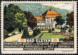 Bad Elster - Emanatorium gespeist auf natürliche Weise von der stärksten radiumhaltigen Mineralquelle der Welt zu Brambach i. V.