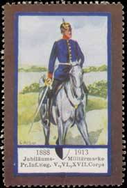 Pr. Infanterie Regiment V., VI., XVII. Corps