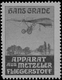 Hans Grade Flugzeug Apparat