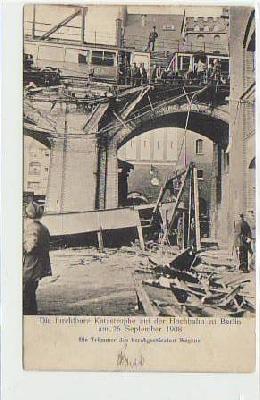 Berlin Schöneberg Hochbahn Eisenbahn Katastrophe 1908