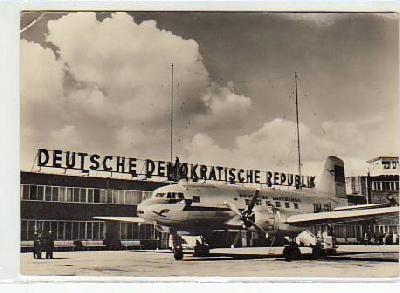 Berlin Schönefeld Flughafen Lufthansa Flugzeug 1957