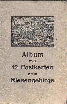 AK Album 12x Riesengebirge,Schneekoppe,Schneegrube Baude ca 1930