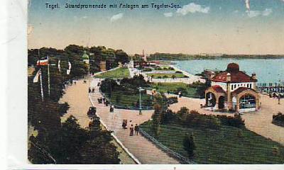 Berlin Tegel Strandpromenade 1917