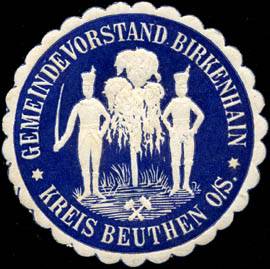 Gemeindevorstand Birkenhain Kreis Beuthen