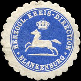 Herzogliche Kreis - Direction - Blankenburg