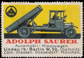 Adolph Saurer Automobil-Kippwagen