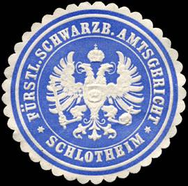 Fürstlich Schwarzburgische Amtsgericht - Schlotheim
