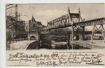 Berlin Kreuzberg Hochbahn Landwehrkanal 1902