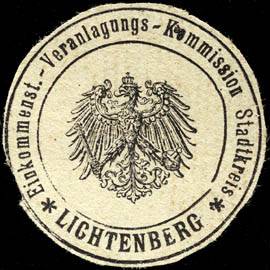 Einkommensteuer - Veranlagungs - Kommission Stadtkreis - Lichtenberg