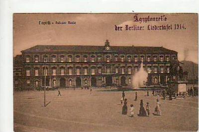 Berlin Liedertafel Ägyprenteise 1914, Napoli Italien