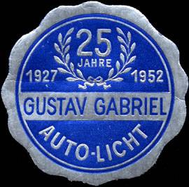 25 Jahre Gustav Gabriel Auto - Licht