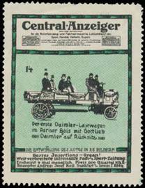 Der erste Daimler-Lastwagen