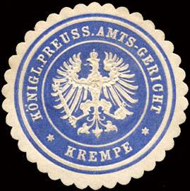 Königlich Preussische Amtsgericht - Krempe