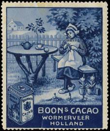 Im Garten mit Boons Kakao