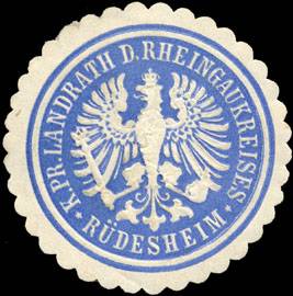 Königlich Preussischer Landrath des Rheingaukreises - Rüdesheim